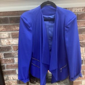 Royal Blue lined blazer